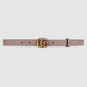 Gucci Dusty Rose Double G Belt